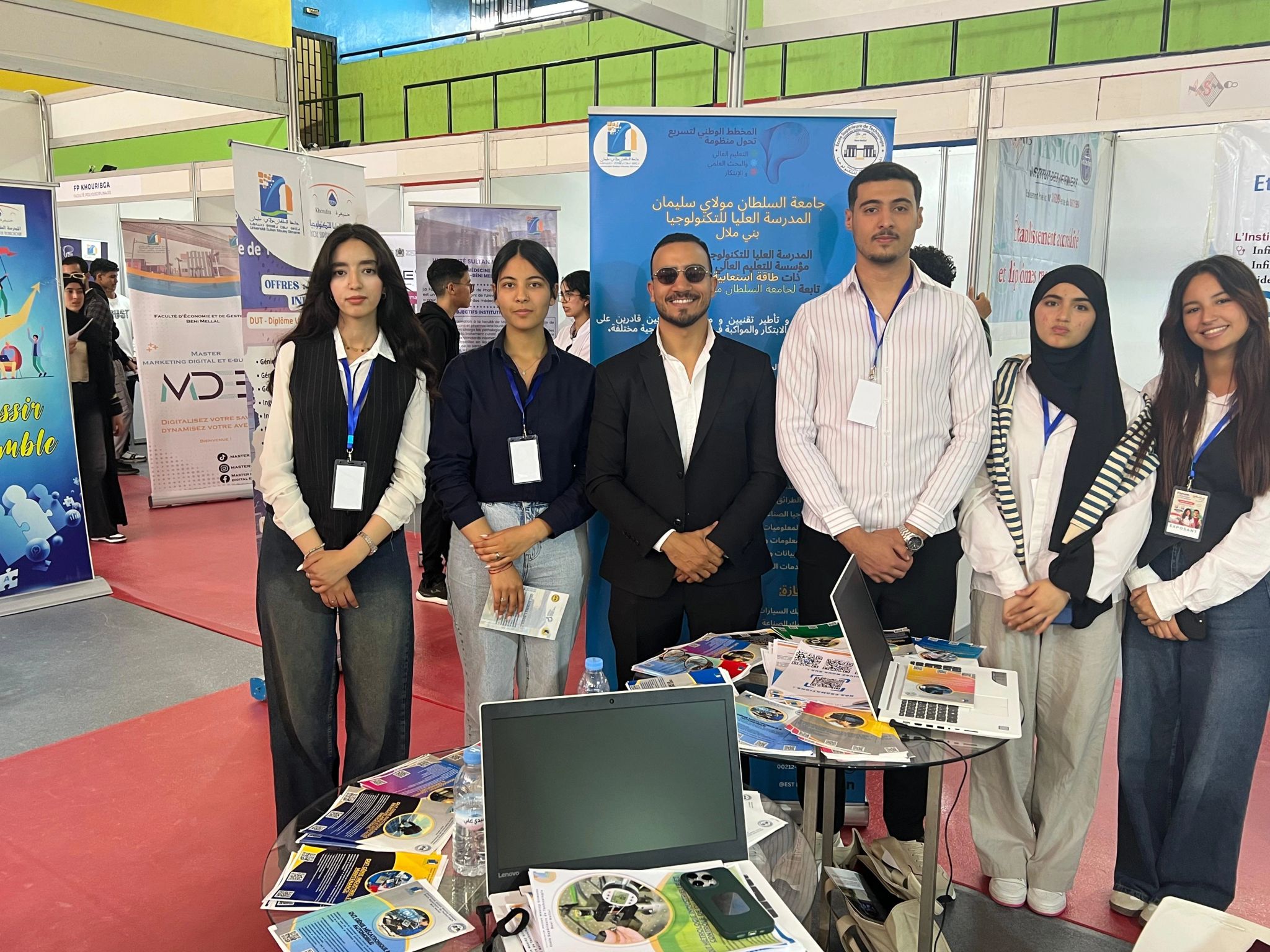 EST Beni Mellal a eu le plaisir de participer activement au Forum d’Orientation des Étudiants, organisé les 18 et 19 avril 2025 à la salle omnisport de Beni Mellal.